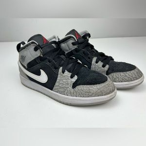 Nike Air Jordan 1 Mid SE 'Elephant Toe' DM6215-016 Size 3Y